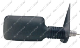 RETROVISEUR DROIT MANUEL-NOIR-CONVEXE/CHROME-MOD. 3/5 PORTES