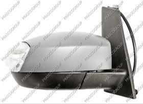 RETROVISEUR DROIT ELECTRIQUE AVEC APPRET-AVEC FEU REPETITEUR-ASPHERIQUE/CHROME'