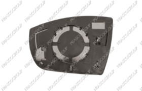 VERRE DE RETROVISEUR DROIT-CONVEX-CHROME'