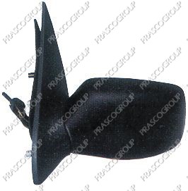 RETROVISEUR GAUCHE MECANIQUE-NOIR-CONVEX/CHROME'