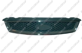 GRILLE GRIS FONCÉ AVEC CADRE CHROME'