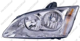 PHARE GAUCHE H1+H7 ELECTRIQUE -CHROME'