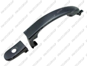 POIGNEE EXTERIEURE AVANT GAUCHE NOIRE/LISSE-AVEC TROU BARILLET