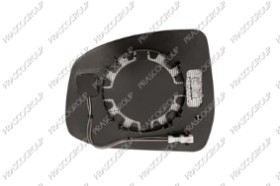 VERRE DE RETROVISEUR DROIT-CONVEX-CHAUFFANT-CHROME' AVEC SYSTEM ANTI-EBLOUISSEMENT