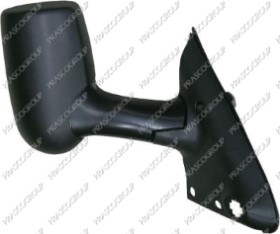 RETROVISEUR DROIT ELECTRIQUE-NOIR-BRAS LONG-CHAUFFANT-CONVEXE/CHROME' 5H5P