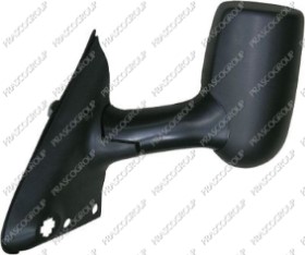 RETROVISEUR GAUCHE ELECTRIQUE-NOIR-BRAS LONG-CHAUFFANT-CONVEXE/CHROME' 5H5P