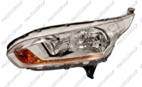 PHARE GAUCHE H7+H15 ELECTRIQUE AVEC MOTEUR CHROME' MOD. VAN