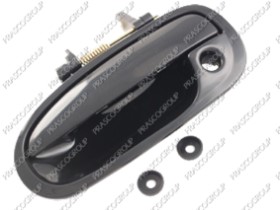 POIGNEE EXTERIEURE AVANT GAUCHE NOIRE/LISSE-AVEC TROU BARILLET