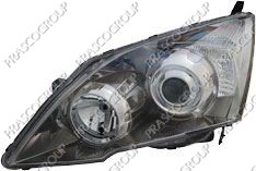 PHARE GAUCHE  HB3+H1 ELECTRIQUE AVEC MOTEUR-CHROME' NOIR