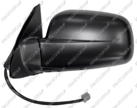 RETROVISEUR GAUCHE ELECTRIQUE-NOIR-CONVEXE/CHROME' 3H3P