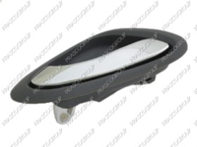 POIGNEE INTERIEURE AVANT/ARRIERE GAUCHE-AVEC LEVIER CHROME'-BASE GRISE