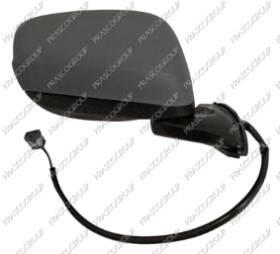 RETROVISEUR DROIT ELECTRIQUE AVEC APPRET-CONVEXE/CHROME'