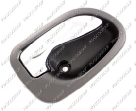 POIGNEE INTERIEURE ARRIERE DROITE AVEC LEVIER CHROME'-BASE NOIRE