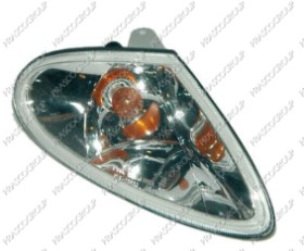 FEU AVANT DROIT BLANC-AVEC PORTE LAMPE