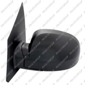 RETROVISEUR GAUCHE ELECTRIQUE-NOIR-CHAUFFANT-CONVEXE/CHROME'