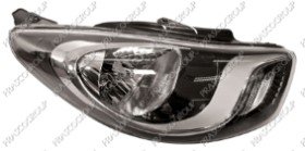 PHARE DROIT H4 ELECTRIQUE AVEC MOTEUR-NOIR