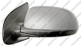 RETROVISEUR GAUCHE ELECTRIQUE AVEC APPRET GRIS-CONVEXE/CHROME'-8H3P