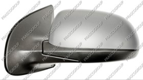 RETROVISEUR GAUCHE ELECTRIQUE-CHAUFFANT-AVEC APPRET GRIS-CONVEX/CHROME'-8H5P