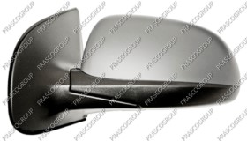 RETROVISEUR GAUCHE ELECTRIQUE AVEC APPRET GRIS-RABATTABLE-CONVEXE/CHROME'-8H5P