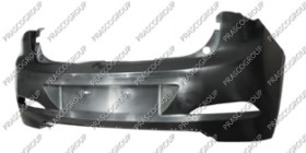 PARE-CHOCS ARRIERE NOIR-SURFACE LISSE PRET A PEINDRE-AVEC ENPREINTES CAPTEURS MOD. 5 PORTES