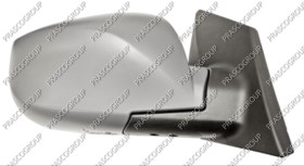 RETROVISEUR DROIT ELECTRIQUE AVEC APPRET-RABATTABLE-CONVEXE/CHROME'-8H5P