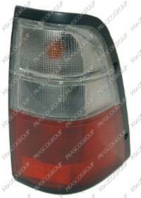 FEU D'AILE ARRIERE DROIT-AVEC PORTE LAMPE MOD. BLANC/ROUGE MOD. 99-00