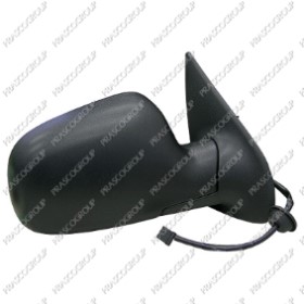 RETROVISEUR DROIT ELECTRIQUE-NOIR-CHAUFFANT-CONVEXE/CHROME'