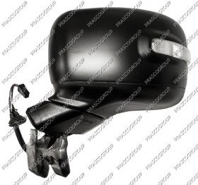 RETROVISEUR GAUCHE ELECTRIQUE-NOIR-CHAUFFANT-AVEC FEU REPETITEUR-ASPHERIQUE/CHROME'