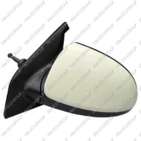 RETROVISEUR GAUCHE MECANIQUE-NOIR-CONVEX/CHROME'