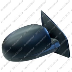 RETROVISEUR DROIT ELECTRIQUE-NOIR-CONVEXE/CHROME'