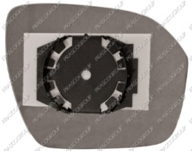VERRE DE RETROVISEUR GAUCHE CONVEX/CHROME'