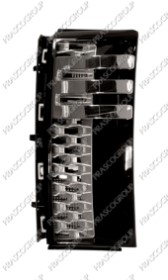 GRILLE NOIRE/ARGENTE/CHROMEE DE AILE AVANT GAUCHE- MOD. AUTOBIOGRAPHY BLACK