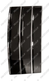 BANDEAU DE PORTE AVANT GAUCHE-NOIRE BRILLANTE/CHROME' MOD. AUTOBIOGRAPHY STEALTH PACK