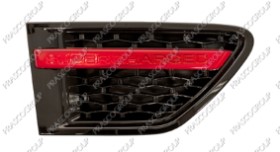 GRILLE NOIRE/ROUGE DE AILE AVANT DROITE - MOD. AUTOBIOGRAPHY DESIGN EXCLUSIVE