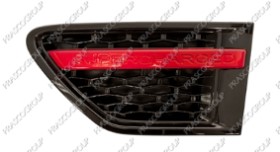 GRILLE NOIRE/ROUGE DE AILE AVANT GAUCHE - MOD. AUTOBIOGRAPHY DESIGN EXCLUSIVE