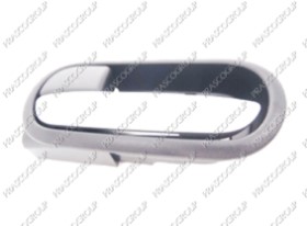 POIGNEE INTERIEURE AVANT/ARRIERE GAUCHE-AVEC LEVIER CHROME'-BASE GRISE