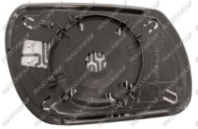 VERRE DE RETROVISEUR GAUCHE CONVEX-CHAUFFANT-CHROME'