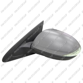 RETROVISEUR GAUCHE ELECTRIQUE AVEC APPRET-AVEC FEU REPETITEUR-RABATTABLE-CONVEXE/CHROME'