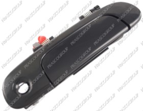 POIGNEE EXTERIEURE AVANT DROITE-NOIRE/LISSE -AVEC TROU BARILLET