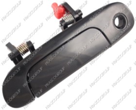 POIGNEE EXTERIEURE AVANT GAUCHE NOIRE/LISSE-AVEC TROU BARILLET