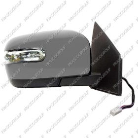 RETROVISEUR DROIT ELECTRIQUE-CHAUFFANT-AVEC APPRET-AVEC FEU REPETITEUR-RABATTABLE-ASPHERIQUE/CHROME'