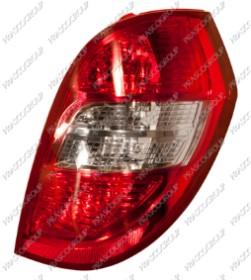 FEU D'AILE ARRIERE DROIT SANS PORTE LAMPE ROUGE/BLANC MOD. CLASSIC/ELEGANCE
