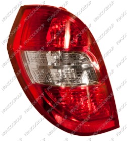 FEU D'AILE ARRIERE GAUCHE SANS PORTE LAMPE ROUGE/BLANC MOD. CLASSIC/ELEGANCE