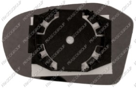 VERRE DE RETROVISEUR DROIT-CONVEX-CHROME'
