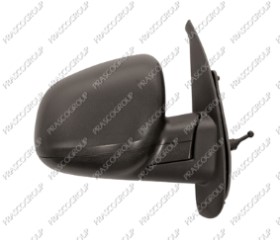 RETROVISEUR DROIT MECANIQUE-NOIR-ASPHERIQUE/CHROME'