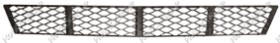 GRILLE CENTRALE DE PARE-CHOCS AVANT-NOIRE