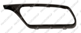 BANDEAU DROIT DE PARE-CHOCS ARRIERE PEINTE NOIR - MOD. E63 AMG