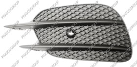 GRILLE GAUCHE NOIRE DE PARE-CHOCS-AVEC TROUS RADAR+SUPPORT MOD. AMG
