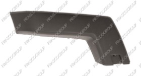 BANDEAU DROIT DE PARE-CHOCS AVANT NOIRE STRUCTURE'-AVEC ENPREINTES POUR CAPTEURS-MOD. OFF-ROAD