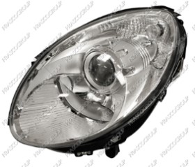 PHARE GAUCHE H7+H7 ELECTRIQUE SANS MOTEUR
